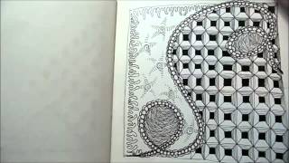 Tangled String Sketchbook -  Zentangle Inspired, Doodle, Tangle Patterns