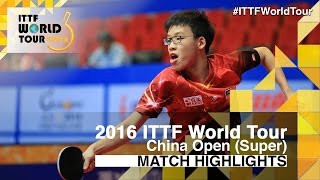 2016 China Open Highlights: Xu Xin vs Choong Javen (R32)