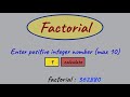 Factorial Calculator using HTML, CSS and JavaScript (part 2)