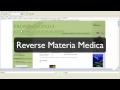 Complete Dynamics - Materia Medica module