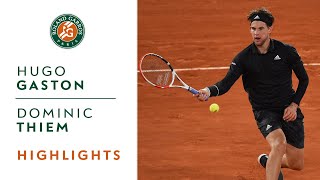 Hugo Gaston vs Dominic Thiem - Round 4 Highlights | Roland-Garros 2020