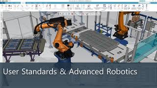 Process Simulate and Virtual Commissioning Robotics Assembly Scenario
