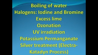 Disinfection Process in Water Treatment Plant | Methods of Disinfection | Ozonation | UV radiation