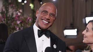 Mary Beth Barone Interviews Dwayne Johnson on the Red Carpet | 83rd Annual Golden Globes