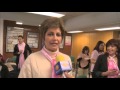 Daniela Romo visita a mujeres con cáncer