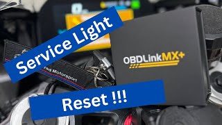 SERVICE LIGHT RESET #bmw #s1000rr #diy #race #Maintenance