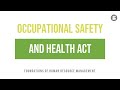 Occupational Safety and Health Act