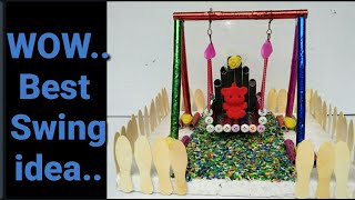 jhula making idea | diy art and crafts | krishana jhula |how to make jhula