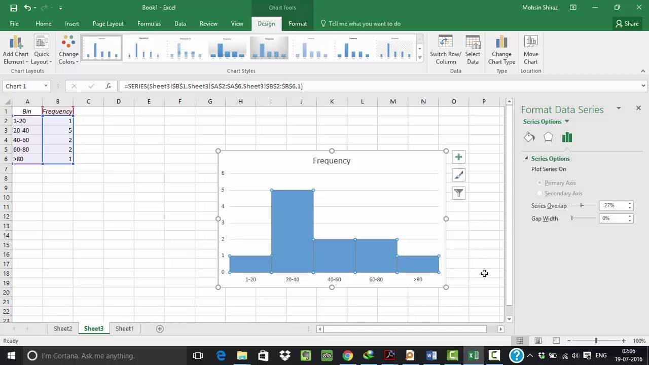 How To Make A Histogram In Excel 2016 Dehoolix How To Make A Histogram In Excel 2016 Dehoolix