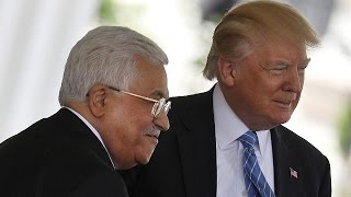 Trump reassures Abbas at the White House