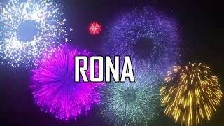 ♪♪  HAPPY BIRTHDAY RONA  ♪♪