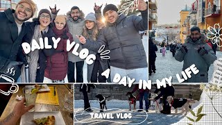 Christmas in Canada🇨🇦 || Travel Vlog || Ft. @rajjoincanada767  || Part 1 Vlog ||