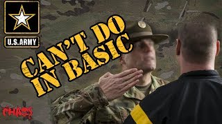 5 things you cant do in Army basic training