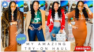 NEW TRY ON HAUL||  IT'S  A FASHION OVERLOAD!  I FOUND ONE OF MY DREAM PIECES AT THE THRIFT STORE !