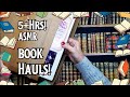 ASMR | 5+Hrs! Huge Book Hauls & Unboxing Compilation in a Whisper (with Coffee!)