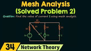 Mesh Analysis (Solved Problem 2)