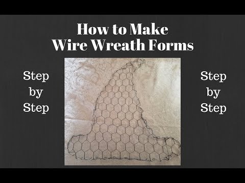 How to Make Wire Wreath Forms, wire wreath forms for mesh wreaths How to Make Wire Wreath Forms, wire wreath forms for mesh wreaths