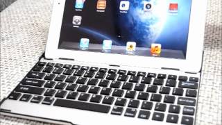 How to use Bluetooth Keyboard with Aluminum Case for iPad 2 \u0026 The New iPad