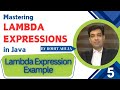 Example 1: Single Line Lambda Expression