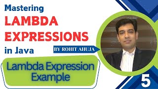 Example 1: Single Line Lambda Expression