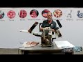 RAM Model SCD-300 Strip Cutter and Dicer: Demo Cutting 6mm Strips and 6mm Cubes of Chicken