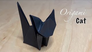 Halloween origami - cat