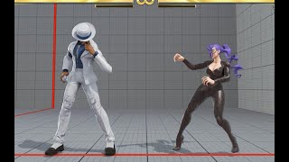 【SFV MOD】What if Michael Jackson in Street fighter？致敬迈克尔杰克逊  犯罪高手mod 分享