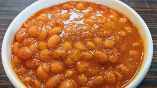 طرز تهیه خوراک لوبیا چیتی | خوش رنگ و لعاب دار |Easy Pinto bean feed recipe |Colorful and  glazed