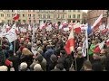 Protestas en Polonia contra las políticas del nuevo Gobierno conservador