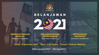 LANGSUNG : Pembentangan Belanjawan 2021