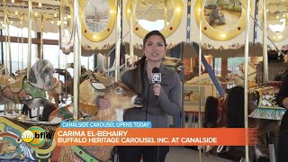 Canalside Carousel Opens Today