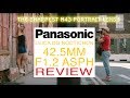 Panasonic Leica DG Nocticron 42.5mm 1.2 ASPH - Red35 Review