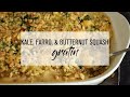 Kale, Farro & Butternut Squash Gratin