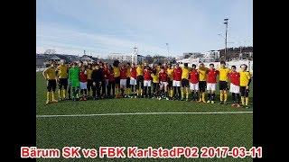 Bærum SK vs FBK Karlstad 2017 03 11