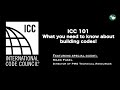 Episode 14:  ICC 101 - What you need to know about building codes