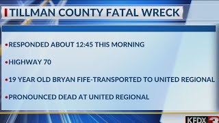 OHP officials investigate one car fatality in Tillman County