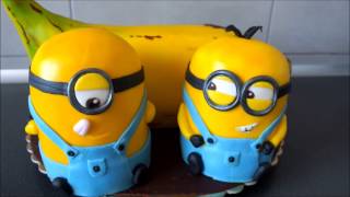 Banana and Despicable me minions cake / Tort z bananem i minionkami