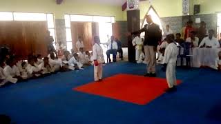 BL bulls karate National level Gadag government win my student