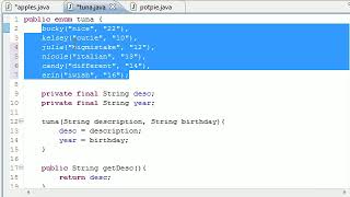 Java Programming Tutorial 45 EnumSet range