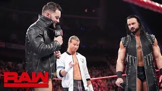 Finn Bálor interrupts Drew McIntyre \u0026 Dolph Ziggler: Raw, Nov. 12, 2018