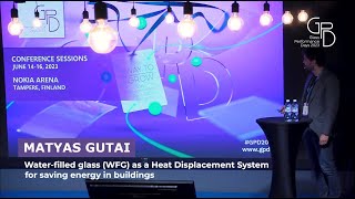 Matyas Gutai | Water-filled glass (WFG) as a Heat Displacement System for saving energy in buildings