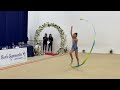 Level 5 Rhythmic Gymnastics ribbon routine - Golden State Cup 2023