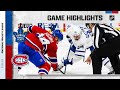 Maple Leafs @ Canadiens 1/21 | NHL Highlights 2023