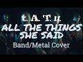 t.A.T.u | All The Things She Said | Metal / Band Cover (Alter Eden)