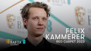 Felix Kammerer Had to Turn Off His Notifications After All Quiet Came Out | EE BAFTAs Red Carpet