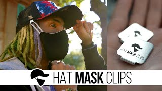 Now on Kickstarter: Hat mask clips: attach and store your mask in your hat