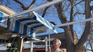 Easy Retractable Overhead Awnings