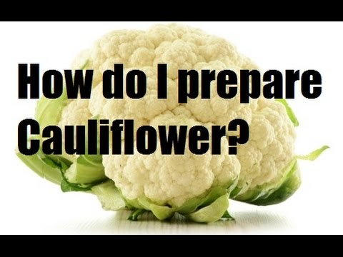 How to cut and clean raw Cauliflower before cooking - French cooking techniques How to cut and clean raw Cauliflower before cooking - French cooking techniques