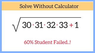 Amazing Square Root Question | Maths Question | Solve without calculator 🛑