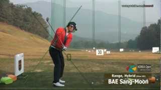 [HD SLOW] BAE Sang-Moon Hybrid Golf Swing_Driving Range 2012 (6)